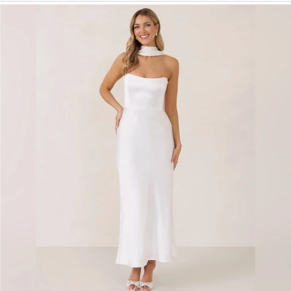 pale blush bridesmaid dress KissProm